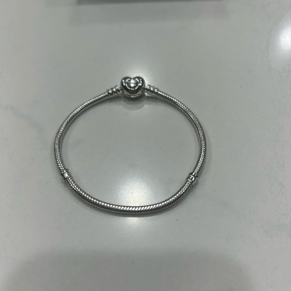 Pandora Silver Heart Charm Bracelet - Picture 3 of 5